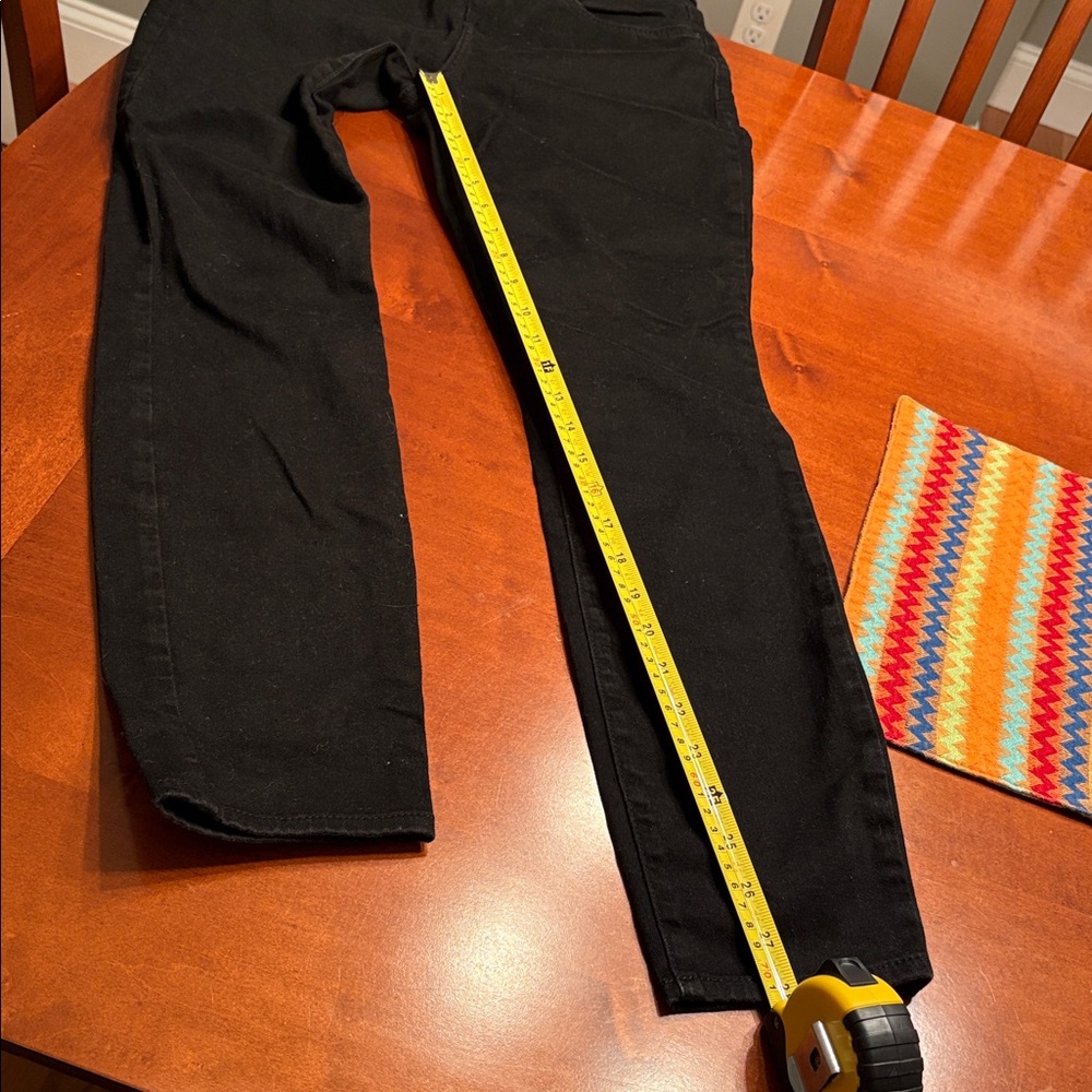 NYDJ AMI Black Jeans Size 10 - Picture 8 of 9